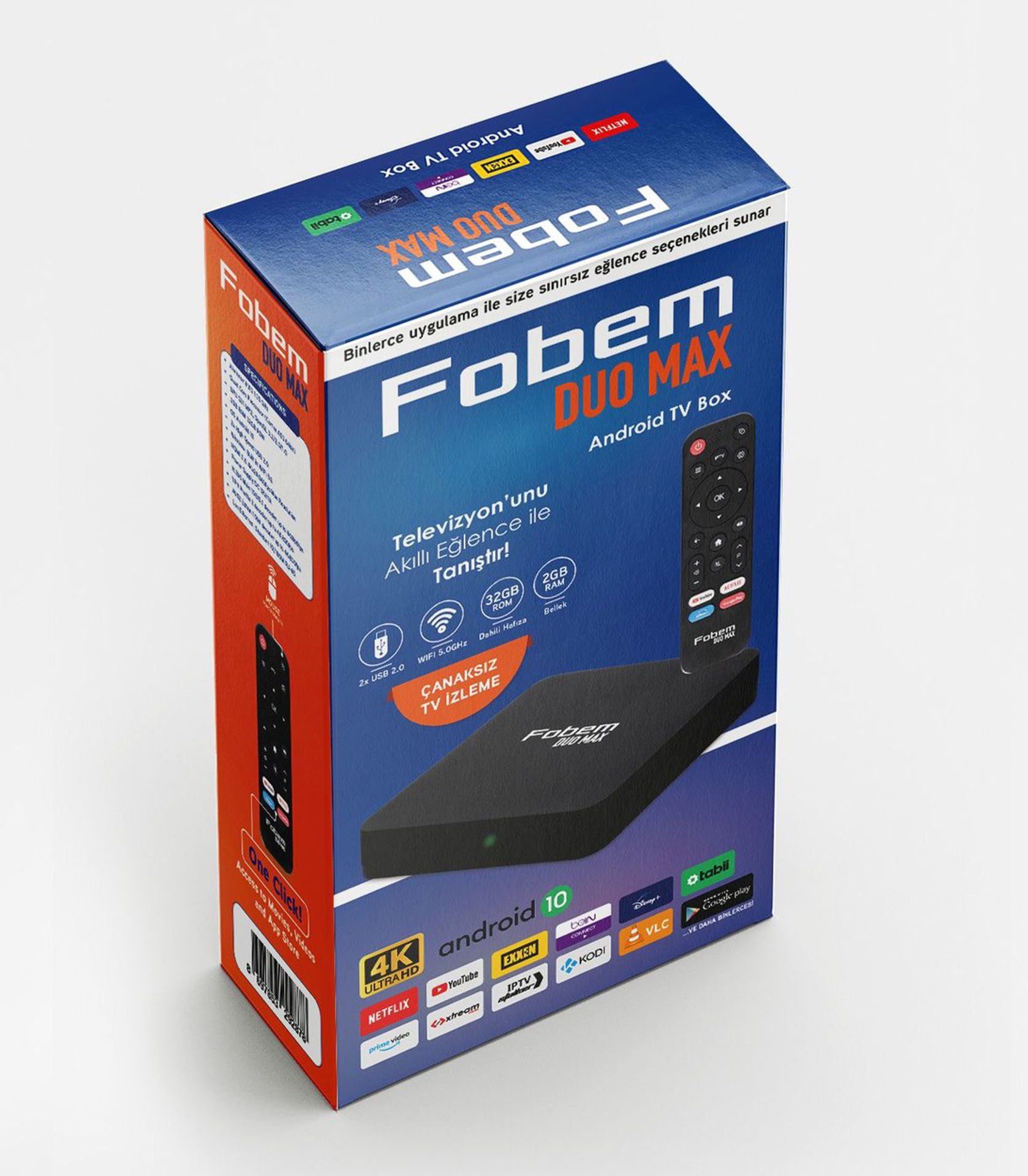 FOBEM DUO MAX 2GB/32GB ANDROİD BOX