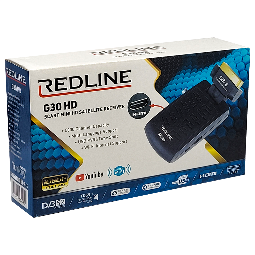 REDLİNE G30 SCART'LI HD UYDU CİHAZI