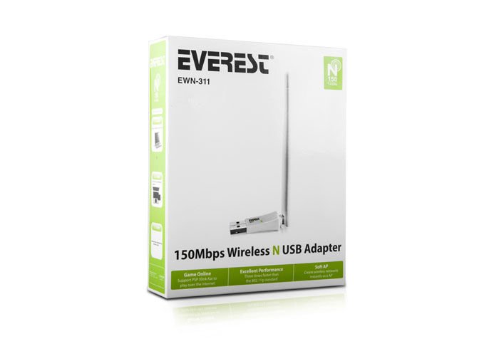 Everest EWN-311 150 Mbps Usb Kablosuz Adaptör