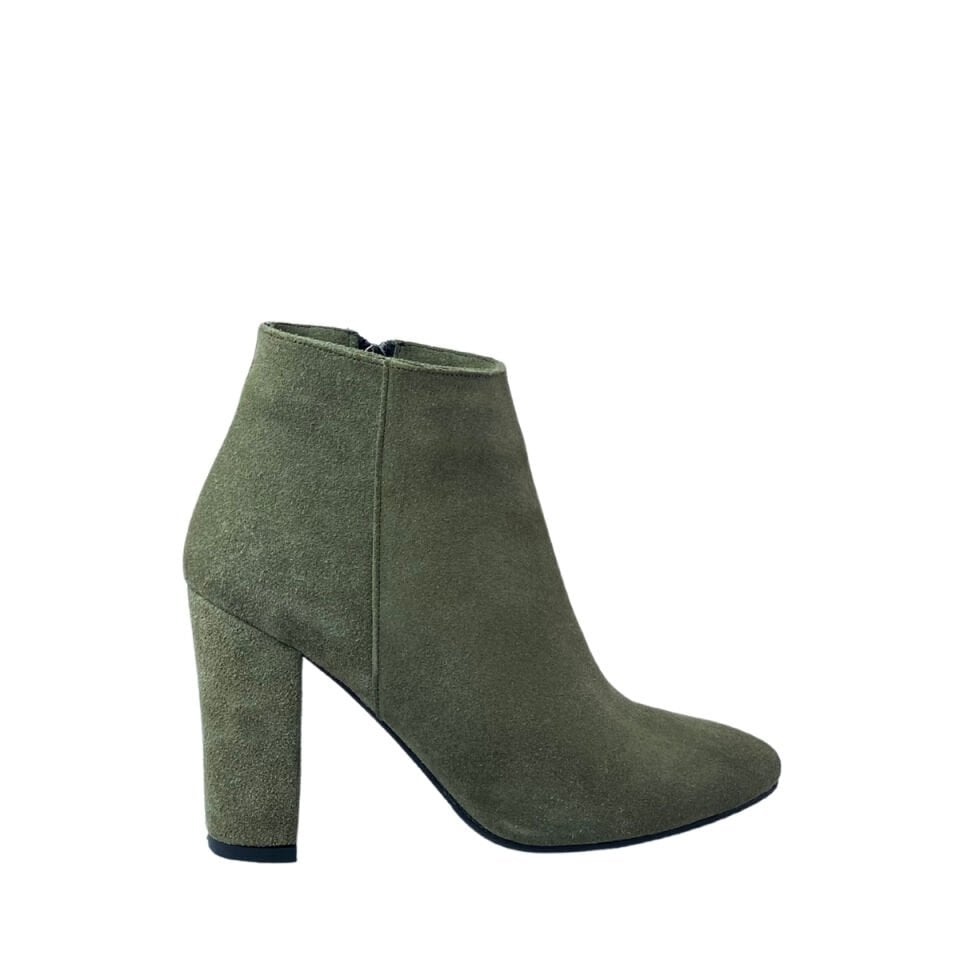 Hobby 261982 Hakiki Süet Kadın Topuklu Bot