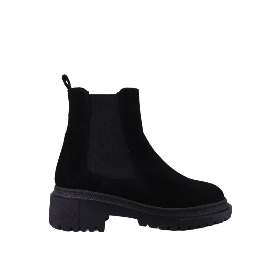 Hobby 26080S Hakiki Süet Deri Kadın Bot