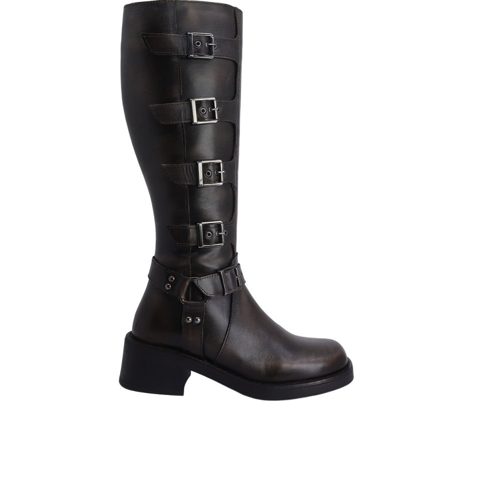 Albini 26105455 Hakiki Deri Kadın Çizme