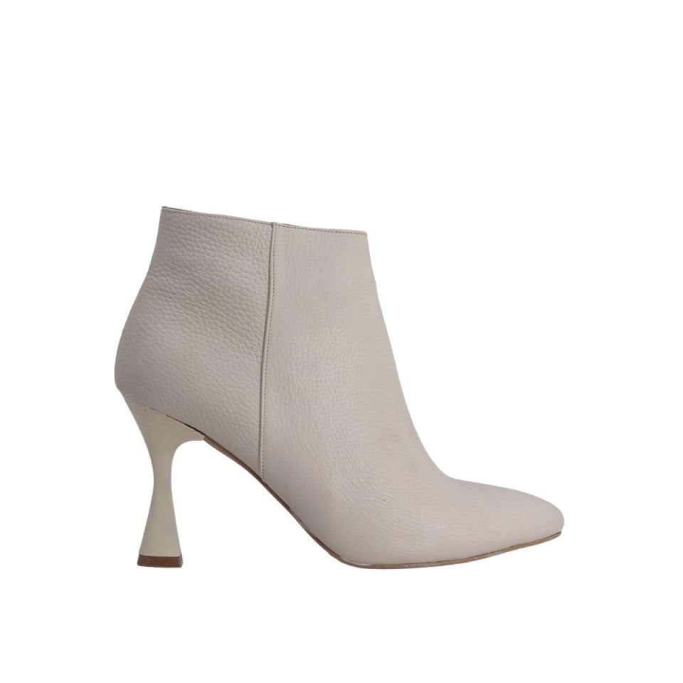 Hobby 261981D Hakiki Deri Kadın Topuklu Bot