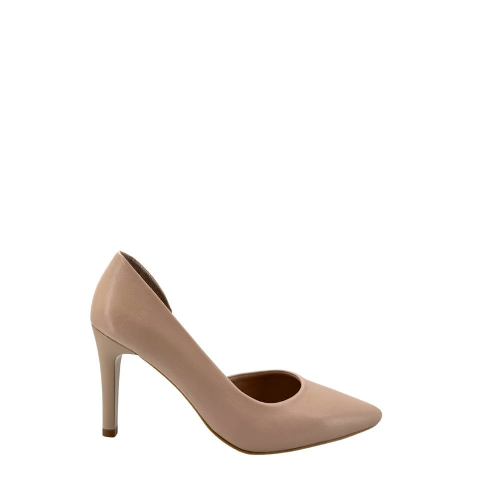 Hobby 26448 Hakiki Deri Stiletto Kadın Ayakkabı