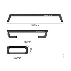 RGB Monitör Standı Beyaz