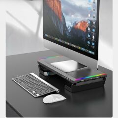 RGB Gaming Standı Beyaz