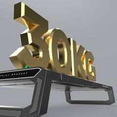 RGB Gaming Standı Beyaz