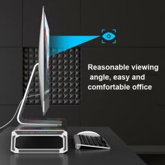 RGB Gaming Standı Siyah