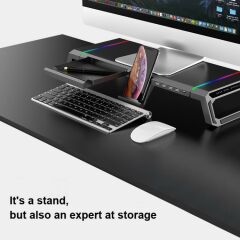 RGB Gaming Standı Siyah