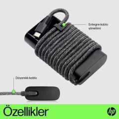 Hp 1EP92EA Usb-C 1FT29EA Laptop Orjinal Şarj Aleti ( Adaptör )