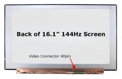 N161HMA-GAK 16.1'' Ekran 40 Pin Slim Led Panel 144HZ