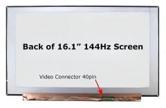 NV161FHM-NY2 16.1'' Ekran 40 Pin Slim Led Panel 144HZ