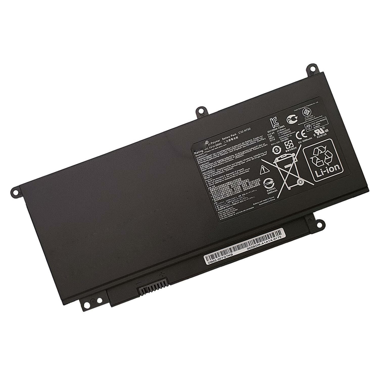 Asus N750JV-T4067H, N750JV-T4068H Batarya