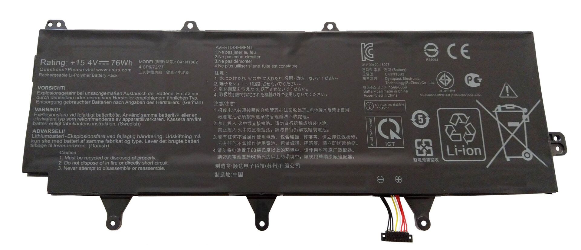 Asus C41N1802 Batarya