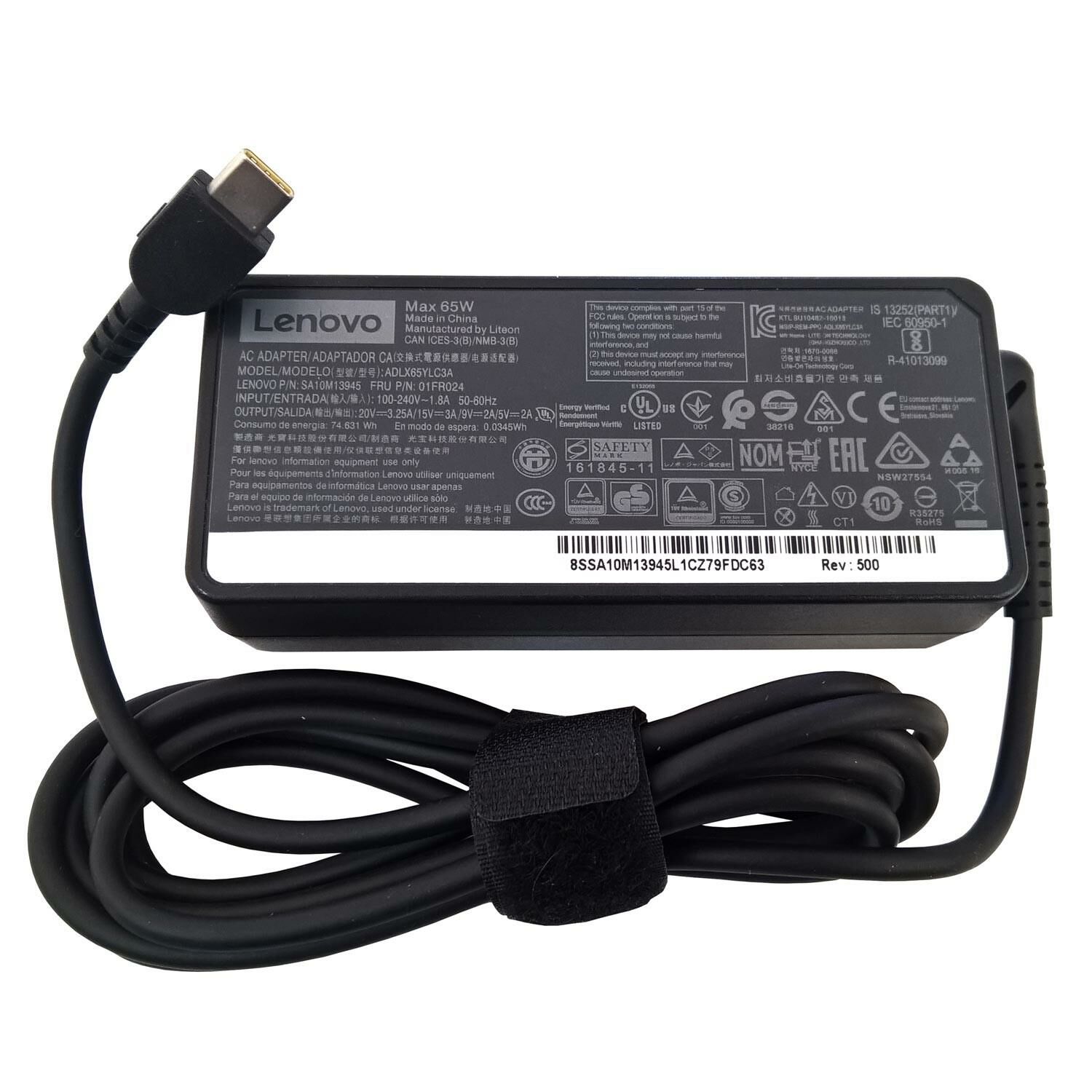 Lenovo 20V 3.25A 65W ADAPTÖR (Type-C) ORİJİNAL