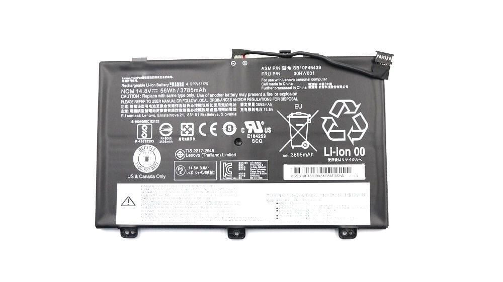 Lenovo ThinkPad S3 S5 00HW001 Batarya