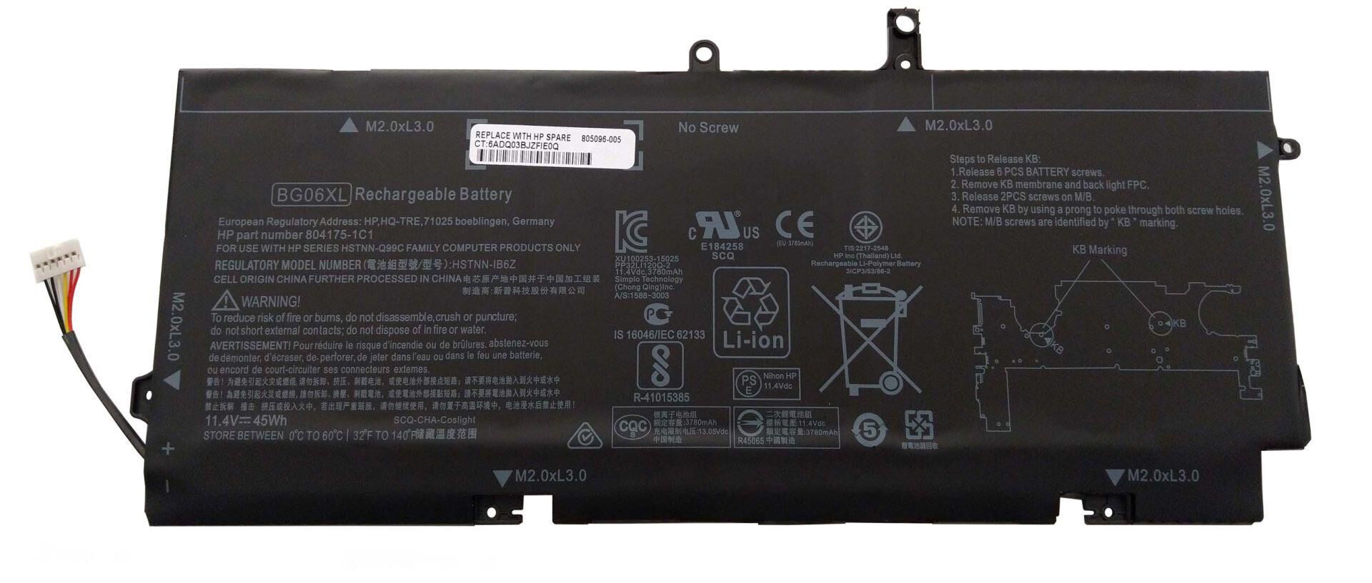 Hp EliteBook 1040 G3(V1P92UT) Batarya