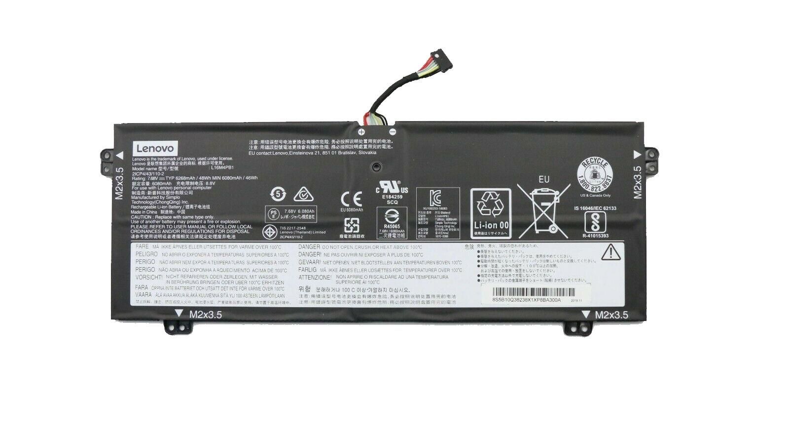 Lenovo Yoga 720-13IKB(80X60095GE) Batarya Pil