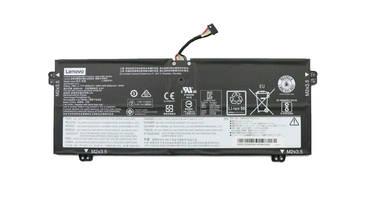 Lenovo Yoga 720-13IKB(80X6001GFR) Batarya Pil