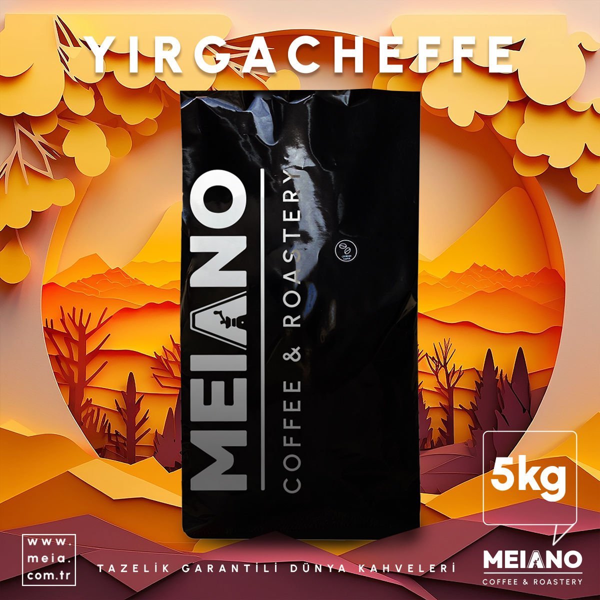 5 Kg Ethiopia Yirgacheffe Kahvesi