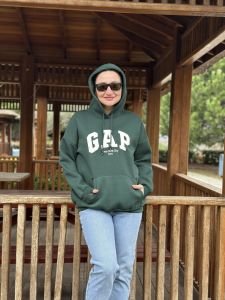 Zümrüt  gap kapüşonlu sweatshirt