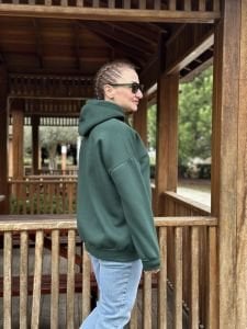 Zümrüt  gap kapüşonlu sweatshirt