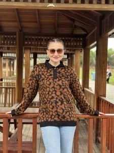 Yumoş bebe yaka kazak