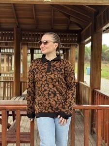 Yumoş bebe yaka kazak