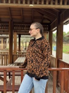 Yumoş bebe yaka kazak