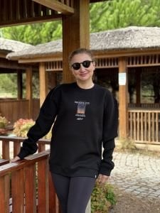 Orjinal marka Paradise City sweat siyah