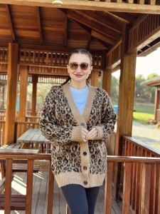 Massimo Leopar Yumoş hırka