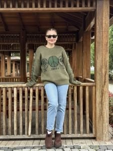 ORJİNAL Marka URBAN Haki oversize kazak