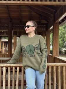 URBAN Haki oversize kazak