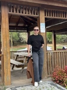 Orjinal Mng yani dikiş kot pantolon Antrasit