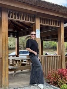 Orjinal Mng yani dikiş kot pantolon Antrasit