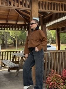 Orjinal Mng yani dikiş kot pantolon Antrasit