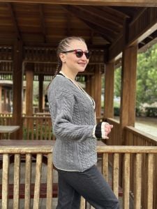 ZARA MODEL Kolej hırka gri