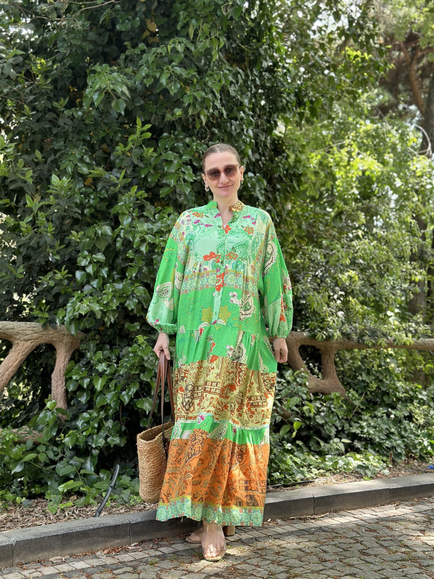 YEŞİL FLORA TASARIM Katleya Elbise