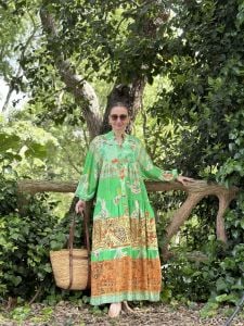YEŞİL FLORA TASARIM Katleya Elbise