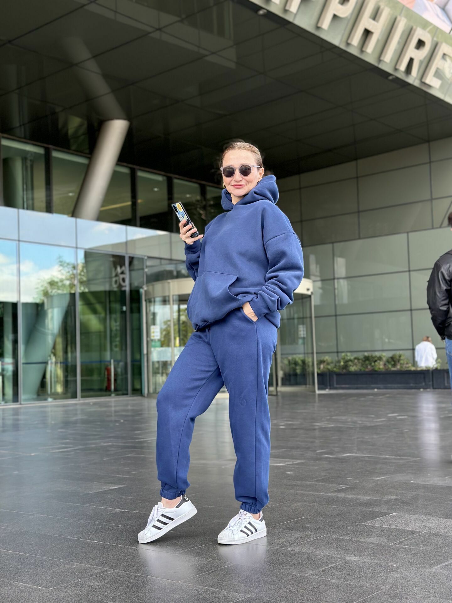 Unisex Oversize ORJ eşofman Takım İNDİGO