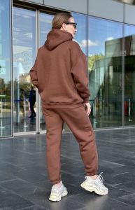 Unisex oversize ORJ Kahverengi Takım