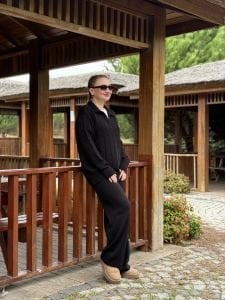 Teddy Triko takım Siyah