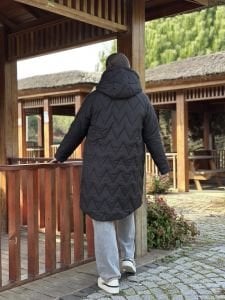 Beymen model kapitone mont siyah