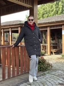 Beymen model kapitone mont siyah