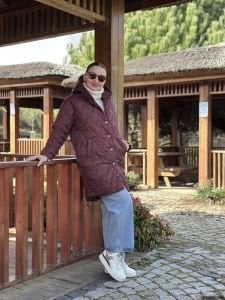 Beymen model kapitone mont bordo