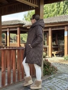 Beymen model kapitone mont kahve