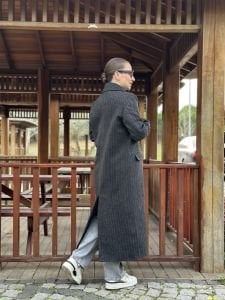 Frisco Kaşe Kaban Antrasit