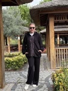 Taşlı tasarım Oysho takım Siyah