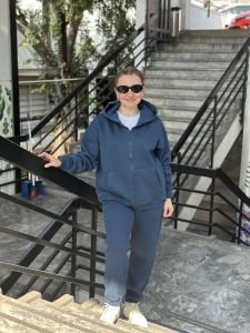 İndigo Unisex Fermuarlı Oversize ORJ eşofman Takım