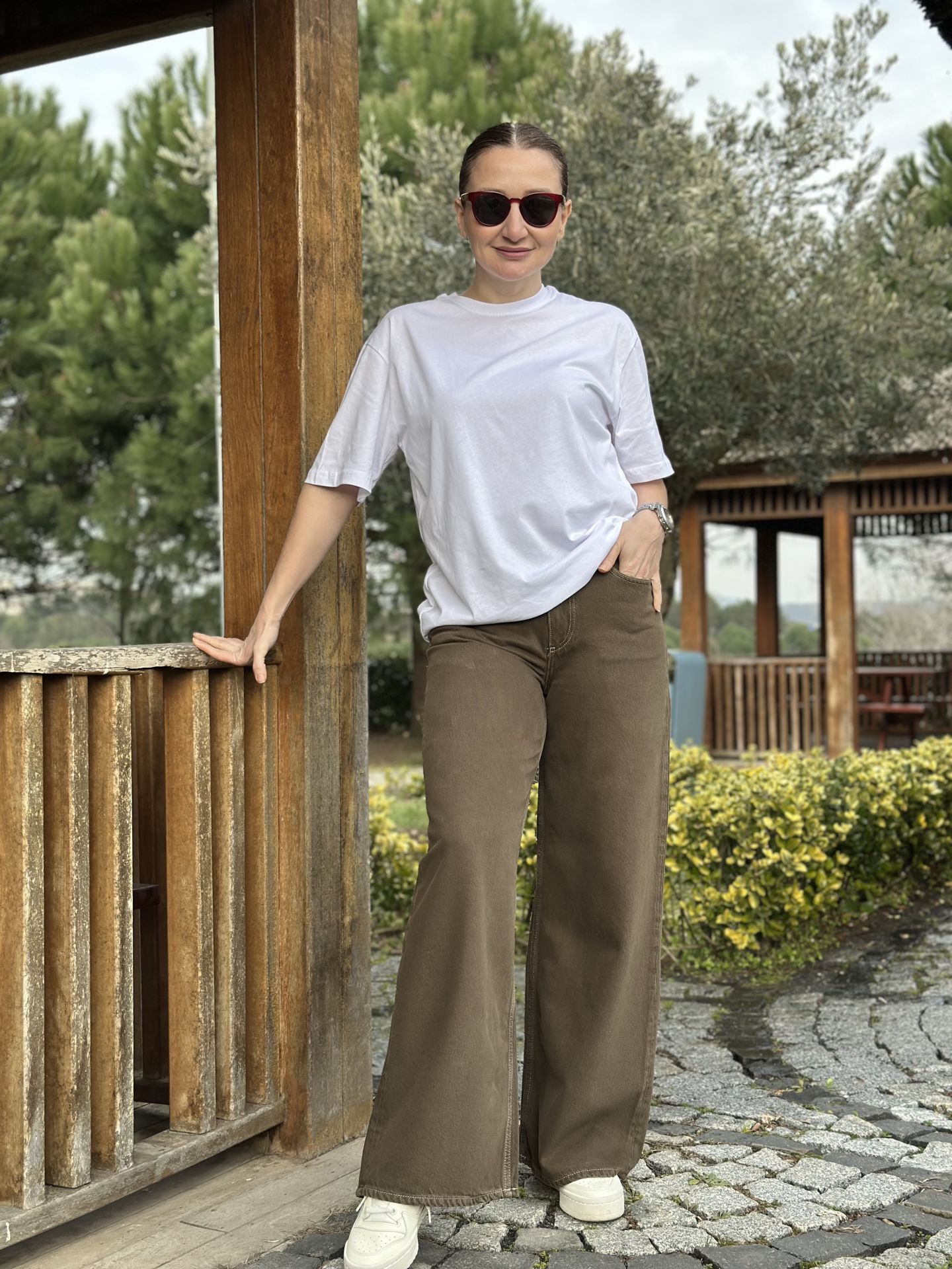 ORJİNAL river kot pantolon HAKİ- kahve